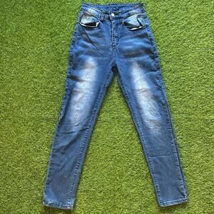 High-Waisted Women's Skinny Jeans